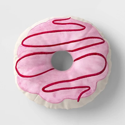 Donut Throw Pillow Pink - Room Essentials