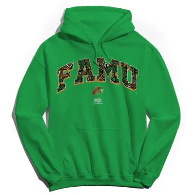 NCAA Florida A&M Rattlers Green Hooded weatshirt