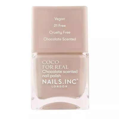 Nails Inc. Coco For Real Chocolate Scented Nail Polish - No Fear Chocolatier - 0.46 fl oz