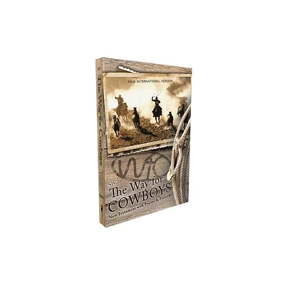 Niv, the Way for Cowboys New Testament with Psalms and Proverbs, Pocket-Sized, Paperback, Comfort Print - by Zondervan