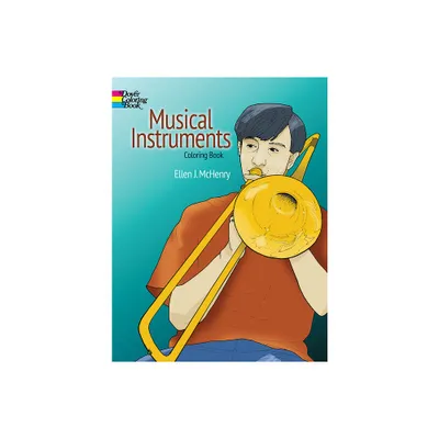 Musical Instruments Coloring Book - (Dover Kids Coloring Books) by Ellen J McHenry (Paperback)