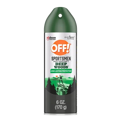 OFF! Sportsmen Deep Woods Aerosol Personal Repellents and Bug Spray - 6oz