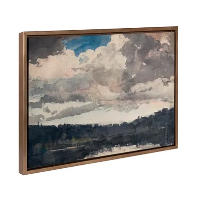 18 x 24 Sylvie Winslow Homer Framed Canvas by The Art Institute of Chicago Gold - Kate & Laurel All Things Decor