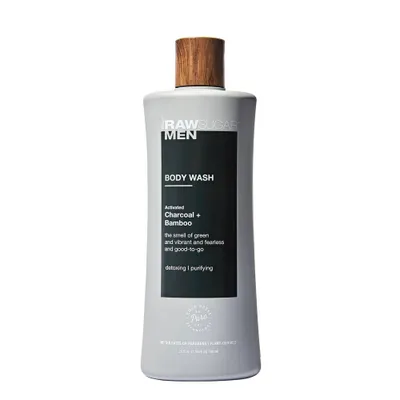 Raw Sugar Mens Body Wash - Charcoal + Bamboo - 25 fl oz