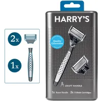 Harrys Craft Edition Razor Handle with 2 Blade Cartridges