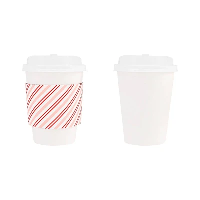 10ct Christmas Candy Cane Beverage Cups - Spritz