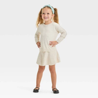 Toddler Girl Sweater Pullover & Skirt Set