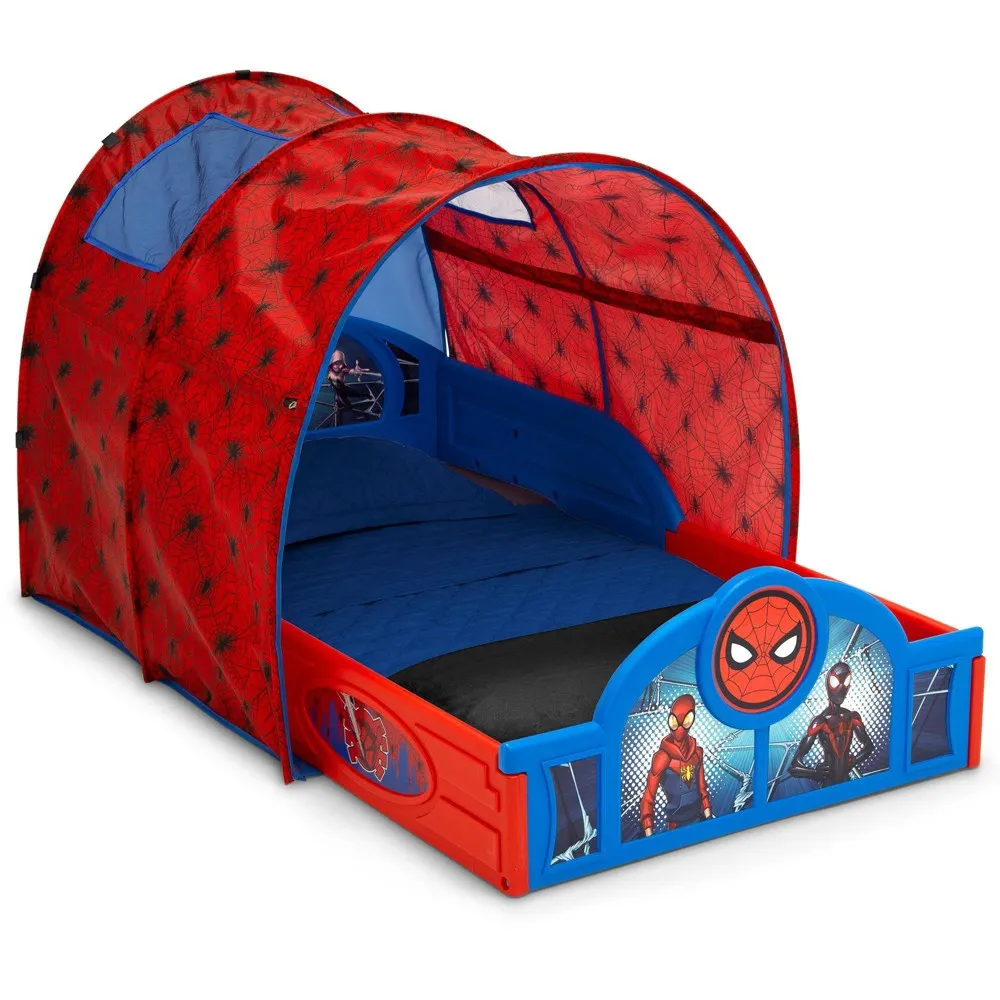 Delta Children Marvel Spider-Man Sleep and Play Toddler Bed with Tent |  Connecticut Post Mall