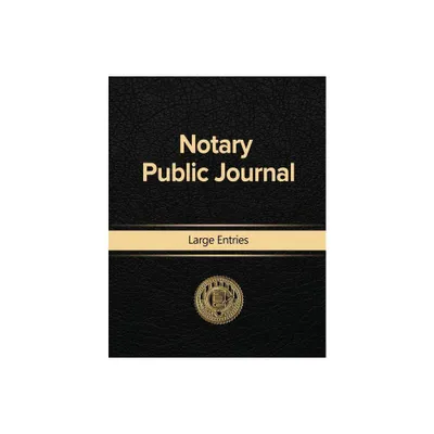 Notary Public Journal Large Entries