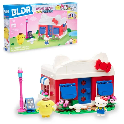 Hello Kitty and Friends Hello Kittys Dream Cafe Building Set with Hello Kitty, Cinnamoroll, and Pompompurin Minifigures