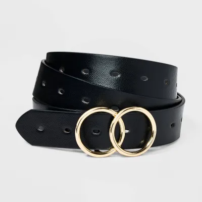 Womens Double Buckle Belt