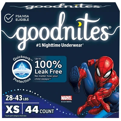 Goodnites Boys Nighttime Underwear - XS