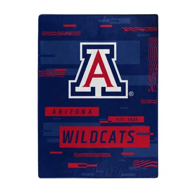 NCAA Arizona Wildcats Digitized 60 x 80 Raschel Throw Blanket