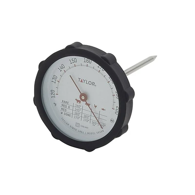 Taylor Silicone Grip Leave-In Meat Kitchen Cooking Thermometer