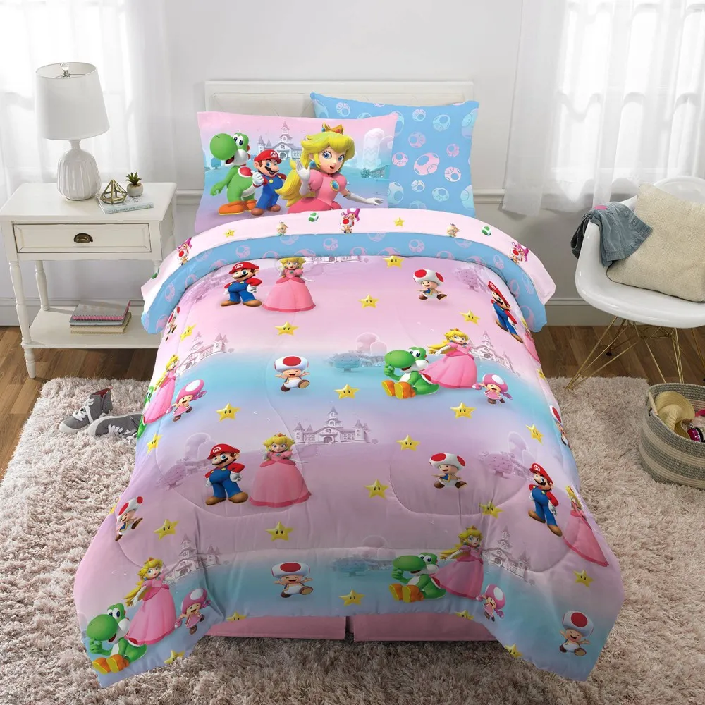 Super Mario Twin Super Mario Kids Bed in a Bag | The Market Place