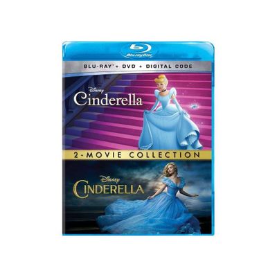 Cinderella Animated + Live Action: 2-Movie Collection (Blu-ray + DVD + Digital)