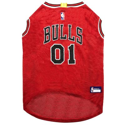 NBA Chicago Bulls Pets Basketball Mesh Jersey