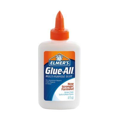 Elmers Glue-All 4oz Multi-Purpose Glue Extra Strong Formula White