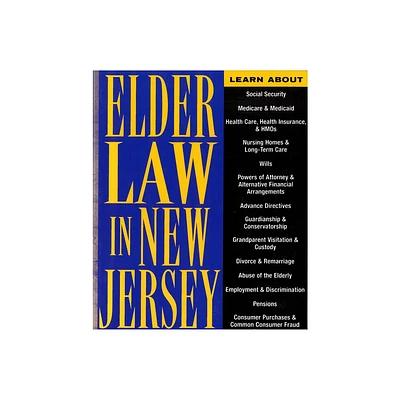 Elder Law in New Jersey - by Alice K Dueker (Paperback)