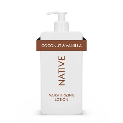 Native Body Lotion Pump - Coconut & Vanilla - 16.5 fl oz