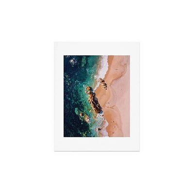 Deny Designs 11x14 Pita Studios Miramar Beach Unframed Art Print: Modern Style, Cardstock, Digital Abstract Wall Canvas