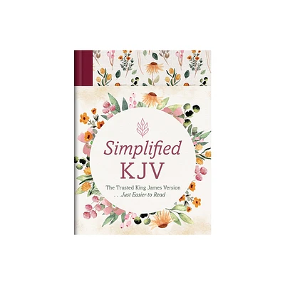 The Barbour Simplified KJV [Wildflower Medley] - by Compiled by Barbour Staff (Hardcover)