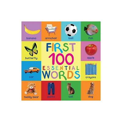 First 100 Essential Words - Large Print by Mary King (Paperback)