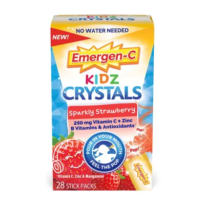 Emergen-C On-The-Go Immune Support with Vitamin C - Sparkly Strawberry - 28ct