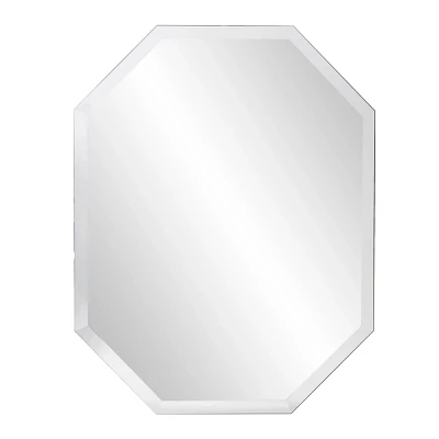 Howard Elliott Frameless Beveled Wall Mirror