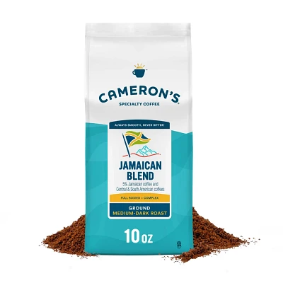 Camerons Jamaican Blend Dark Roast Ground Coffee - 10oz