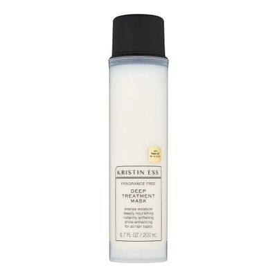 Kristin Ess Fragrance Free Deep Conditioning Treatment Mask for Dry Damaged Hair, Vegan - 6.7 fl oz