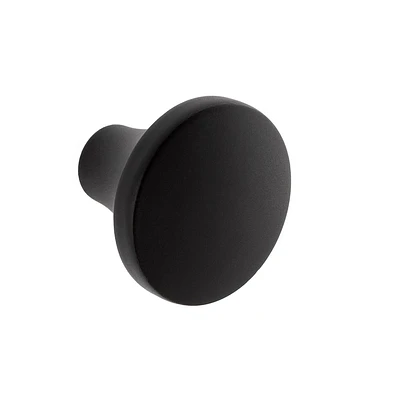 Sumner Street Home Hardware 10pk Lancaster 1-1/8 Round Knobs Matte Black