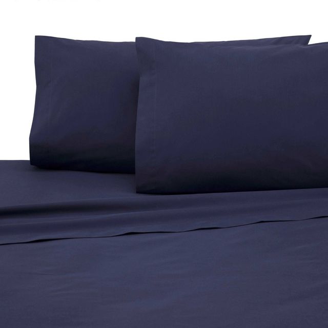 Full Solid Sheet Set Navy - Martex