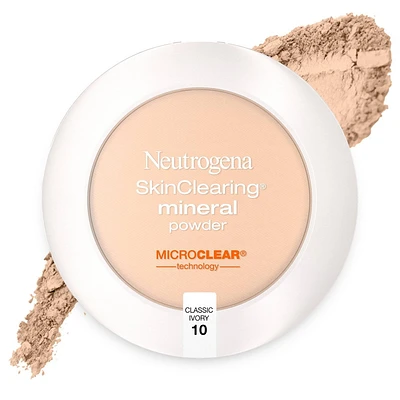 Neutrogena Skin Clearing Pressed Powder - 10 Classic Ivory - 0.38oz