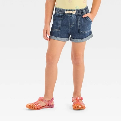 Toddler Girl Denim Pull-On Short