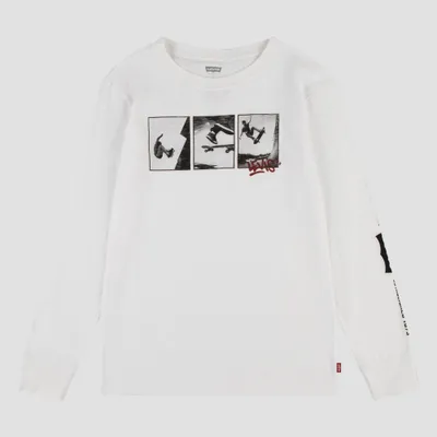 Levis Boys Long Sleeve Logo Graphic T-Shirt