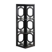 38.5 Omega 3 Tier Corner Bookcase