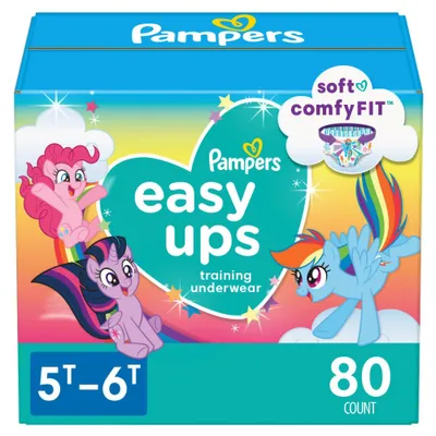 Pampers Easy Ups Girls My Little Pony Disposable Training Underwear - 5T-6T