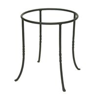 14 Patio Ring Iron Plant Stand Black - ACHLA Designs