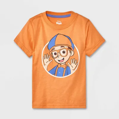 Toddler Boys Blippi Solid T-Shirt