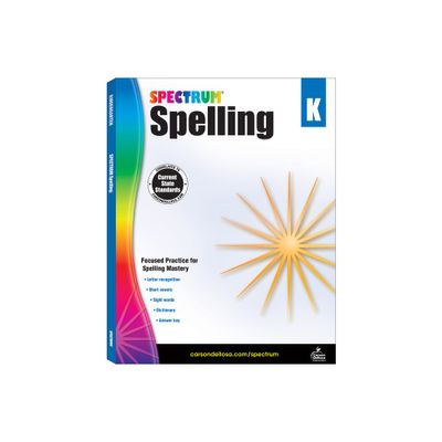 Spectrum Spelling, Grade K - (Paperback)