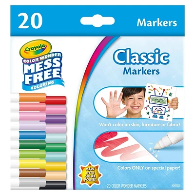 Crayola 20ct Color Wonder Broadline Markers