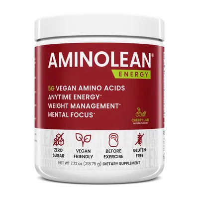 RSP Nutrition AminoLean Pre-Workout Powder - Cherry - 205gms