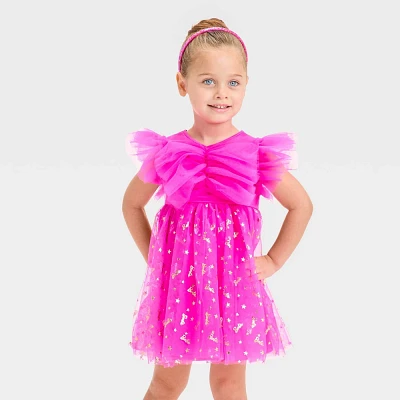 Toddler Girls Mattel Barbie Dream Closet 1970 Super Star Barbie Inspired Tutu Dress