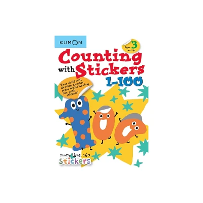 Kumon Counting with Stickers 1-100 - (Paperback)