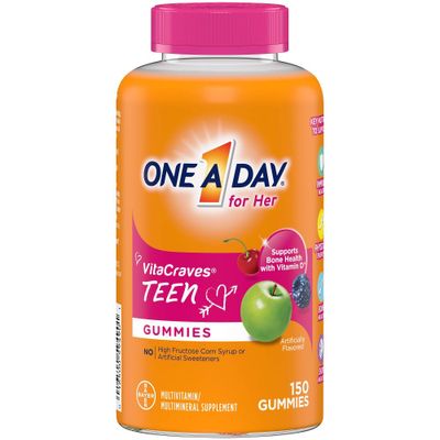 One A Day Vitamins VitaCraves Teen Gummies For Her - 150ct