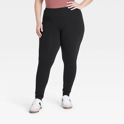 Womens High-Waisted Slim Fit Leggings