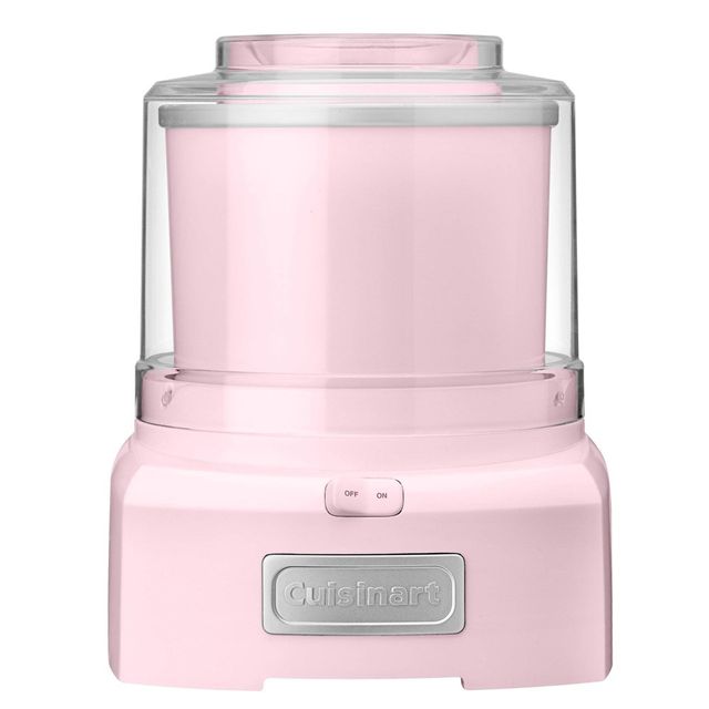 Cuisinart 1.5qt Automatic Frozen Yogurt Ice Cream & Sorbet Maker Pink - ICE-21PKP1: BPA-Free, 20 Min Cycle, 3-Year Warranty