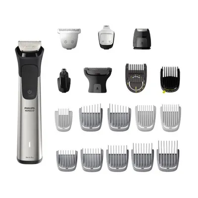 Philips Norelco Multigroom 9000 Mens Rechargeable Electric Trimmer - MG9510/60 - 21pc