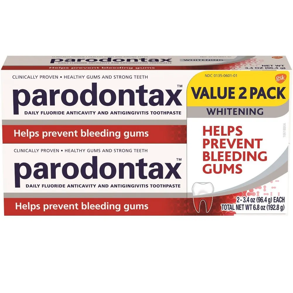 vasthouden Stationair In de omgeving van Parodontax Whitening Fluoride Anticavity and Antigingivitis Toothpaste -  3.4oz/2ct | Connecticut Post Mall